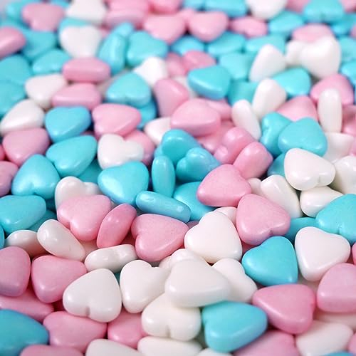 Streuselheld Herzchen Mix 40g Streusel zum Dekorieren und Verzieren von Gebäck aller Art wie Torten Kuchen Keksen Zuckerstreusel