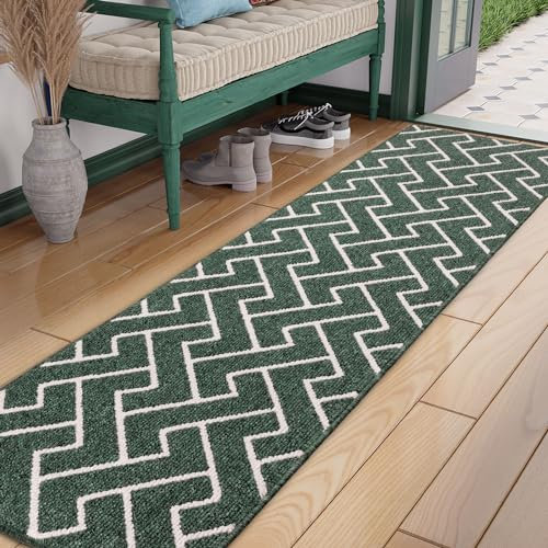 Biscpro Schmutzfangmatte Läufer 60 x 200, Rutschfestigkeit Fußmatte,Maschine gewaschen Türmatte für, Außen Innen Garten,Teppich,küchenteppich,Haustür