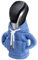 CORATED Schalthebel Hoodie Blau, Auto Schaltknauf Abdeckung, Kleiner Hoodie für Gangschaltung, Schaltknauf überzug für Auto Dekoratives