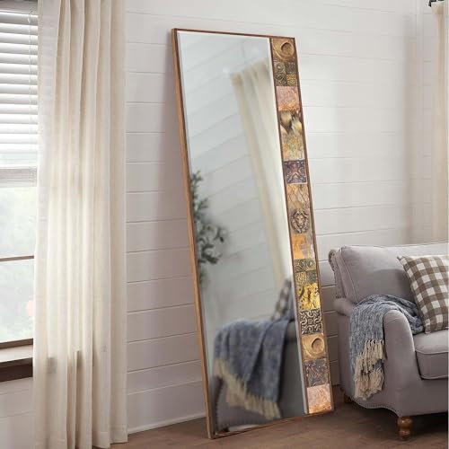 Miroir décoratif en travertin mural (LYON, 50x152)