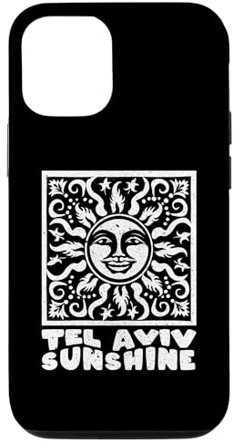 Hülle für iPhone 13 Tel Aviv Sunshine, Tribal Groovy Sun