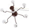 HOMSFOU 5 Stück Modell Kronleuchter Winzige Wandlampe Mikrolandschaftsdekorationen Simulation Wandlampe Wandlampe Modell Blechwandlampe Miniaturlampe Dekorationen Puppenhaus Beleuchtung