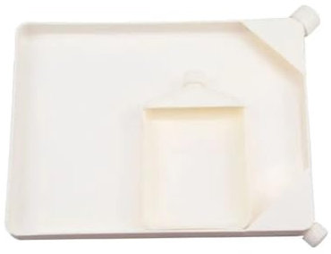 2 Pack Craft Bead Dispenser Tray Bead Funnel Tray Bead Sorting Tray Bead Pouring Tray Suitable for Beadwork Enthusiasts