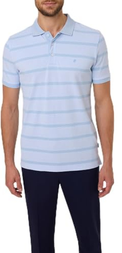 Pierre Cardin Herren Polo-Shirt Langarm Polo-Shirt KN | Männer Polo-Hemd | Mordern Fit | Ice Water 2115 6033 | XXL