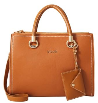 LIU JO Topcase AA5008 E0058 Tasche mit schwarzem Aufdruck und schlichtem Design., 81154 Bran