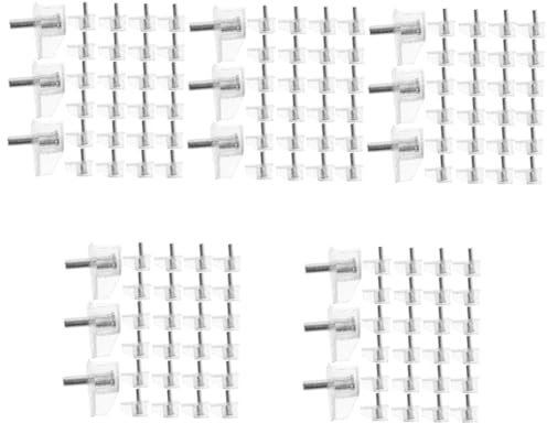 Housoutil 5 Sätze Regalpflock Für Balkon Befestigungsklammerstift Befestigungsstift Einlegeböden Halterung Shelf Bracket Stabiler Regalträger Befestigung Der Regalstütze 100 Stück * 5