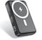Jonwall Magnetic Wireless Power Bank for MagSafe,10000mAh Magnetic Wireless Portable Charger,PD 20W USB-C Battery Pack Compatible with iPhone 16/15/14/13/12 Series (black)