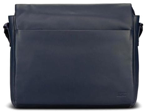 Jost Businesstasche Umhängetasche mit Laptopfach Tromsoe Business Bag Blue dunkelblau