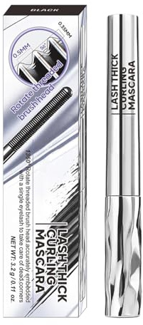 Tuben-Mascara Langanhaltend und schweißbeständig | Wasserfeste Mascara für langanhaltenden Curl-Effekt und geschwungene Wimpern für den täglichen Gebrauch, Partys,
