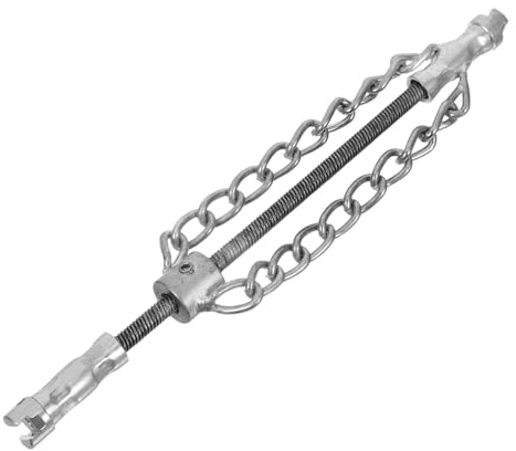 YARNOW Rohrreiniger 16mm mit Flexiblem Schlangenkabelwerkzeug und Bohrkettenaufsatz zur Verstopfungsbeseitigung in Haushalts und Industrieabflüssen Inklusive Entkalkungsfunktion