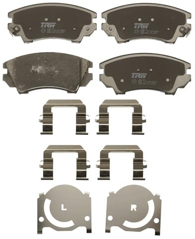 TRW GDB1783 Bremsbelagsatz 4-Teilig für Opel Astra J Caravan (P10) 2010-2015 Vorderachse und Andere Fahrzeuge