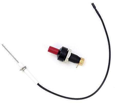 Unbekannt Piezozünder komplett mit Kabel und Zündkerze Piezo Piezzo Gasgrill Grill Gastrobräter Profigrill Terrassenstrahler Heizstrahler