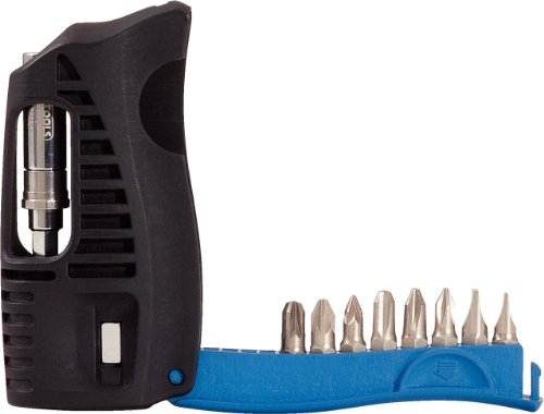 KS Tools 918.2840 1/4 CHROME Mini-Ratschen-Bit-Etui, 9-tlg.Schlitz, PH, PZ