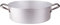 Pentole Agnelli PCMX0422 Casseruola Alta in Alluminio con 2 Maniglie, Inox, 22 cm
