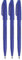 Pentel S520 Stifte, 2 mm Spitze, 1 mm Linien-Breite (3er Pack), blau