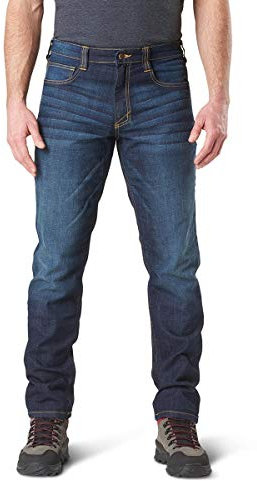 5.11 Jean Defender-Flex Slim Bleu délavé