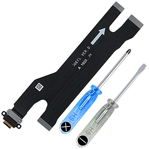 MMOBIEL Ladebuchse Kompatibel mit Huawei P30 Pro 2019 - Dock Connector USB C - Audio Jack/Mikrofon/Antenne Ersatz - Inkl. Schraubenzieher