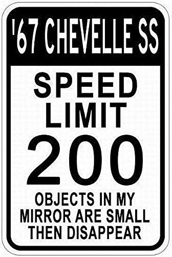 None Brand Chevy Ss Speed 200 Limit Retro Wanddekoration Metall Blechschild bemalt Kunst Poster Dekoration Plakette Warnung Cafe Garage Party Spiel Zimmer Türschilder