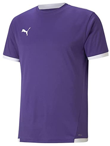 PUMA Hombre Shirt, Prism Violet-puma White, S