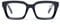 ZUVGEES Retro Oversized Blue Light Blocking Reading Glasses Big Eyeglass Frames Large lens Computer Readers (Black, 1.50)
