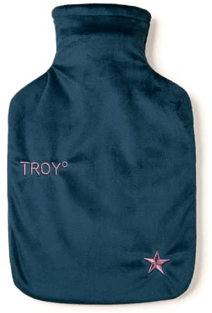 TROY - die sichere Wärmflasche - 2x so lange warm - schneller auf Wohlfühltemperatur - wird nicht zu heiß - TV-Bekannt aus VOX-Gründer-Show „Höhle der Löwen“ (Classic: petrol-rose)
