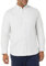 Amazon Essentials Men's Long-Sleeved Regular-fit Stretch Oxford Shirt (Available in Big & Tall), Light Grey Vertical Stripes, S