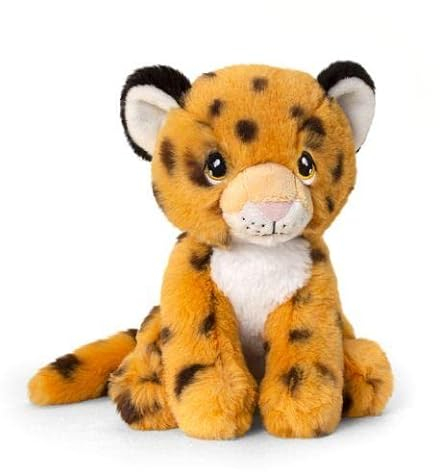 Deluxe Paws Ökologisches Spielzeug aus 100% recyceltem Plüsch (Gepard)