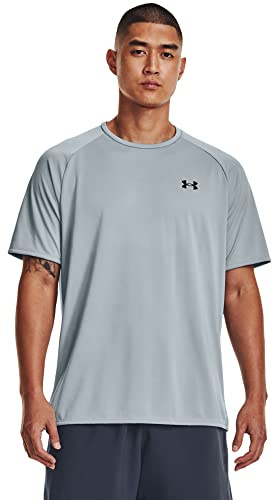 Under Armour Men's Tech 2.0 Short Sleeve T-Shirt, Harbor Blue, XS