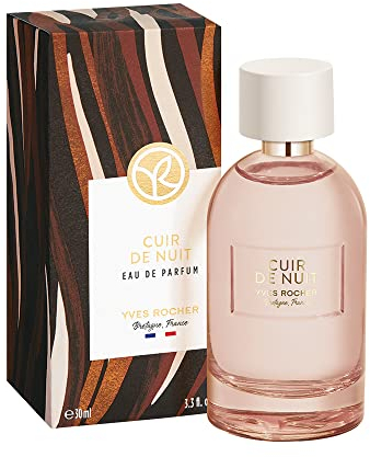 Yves Rocher PLEINES NATURES Eau de Parfum Cuir de Nuit-Mit Noten von rosa Beeren, Vanille und Kakao-Sinnliche und warme Komposition - Orientalischer Damenduft - 100 ml