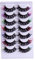 Liummrcy Faux Cils Cils colorés Moelleux des Cils Russes volumineux Moelleux FalseyElashs avec Couleur d Volume de Boucles