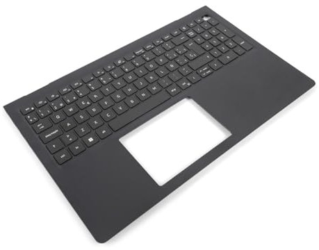 Dell Inspiron 15-3510/3520/3530-Series USB-C Palmrest & SPANISH Keyboard - C6D40 (9DHGC) - Black (Renewed)