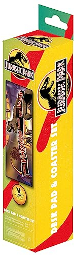 Ensemble sous-main et dessous de verre Jurassic Park XL