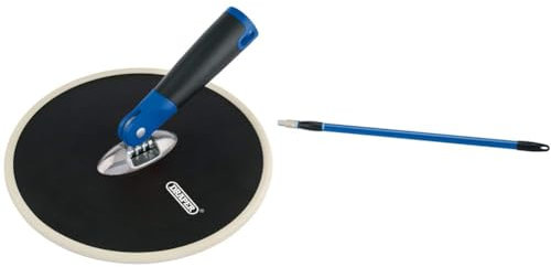 Draper 17162 Radial Sander, Blue & 17160 Heavy Duty Telescopic Extension Pole, Blue
