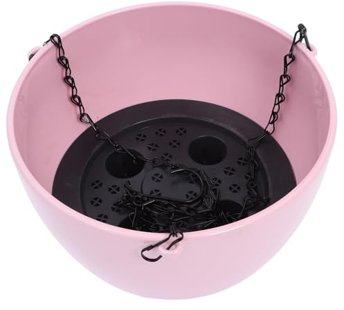 Toddmomy Hängender Blumentopf Mit Selbstbewässerung Für Und Außen Für Pflanzen Wie Sukkulenten Und Orchideen Robustem Material Mit Praktischem Haken Für Balkon Und Garten