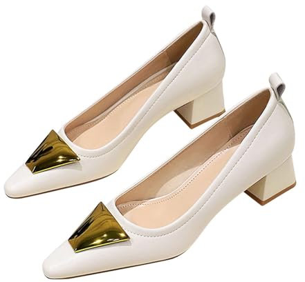 Generico Scarpe Pianta Larga Co𝐦ode Scarpe Casual con Suola Morbida con Tacco Piatto Traspirante Vuoto Scarppe Donna (White, 41)