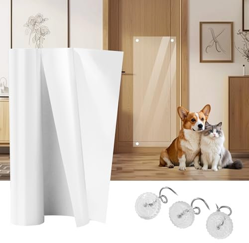 BUCOMTU Kratzschutz Sofa Katze, Katzen Kratzschutz, 5m x 30cm, Sofa Teppich Möbelschutz, unsichtbare Kratzfeste transparente Farbe, kann zugeschnitten Werden, verschleißfest und langlebig