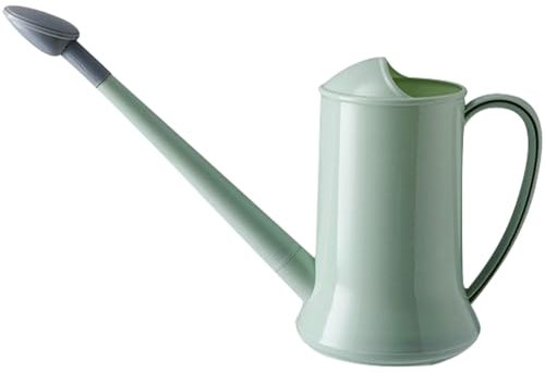 Annaffiatoio per interni 2L 2 modalità di spruzzo Annaffiatoio piccolo con beccuccio lungo rimovibile e soffione doccia Annaffiatoio da giardino in plastica per piante da interno ed esterno Fiore Bons