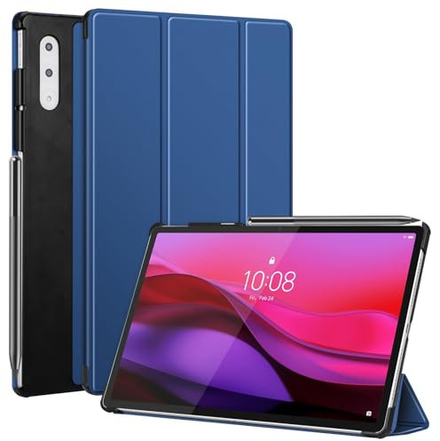 FINTIE Custodia Compatibile con Lenovo Yoga Tab Plus Tablet 12.7 Pollici 2025 (TB-520FU), Sottile Leggera Case Protettiva Cover con Auto Sveglia/Sonno, Navy