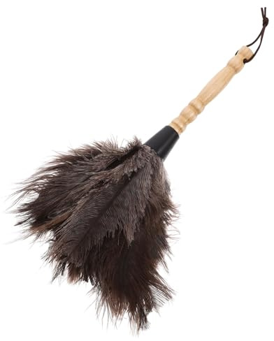 KOCKSHION Ostrich Duster Haushaltsbürste Staubwedel Für Zu Hause Staubreiniger Gehandhabter Staubwedel Waschbare Staubtücher Zum Reinigen Störungen Reinigungswerkzeug Straußenfeder