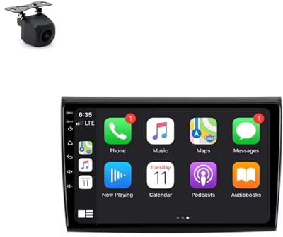 Android 13 2 DIN Radio 9 Pollice Schermo touch per auto per Fiat Bravo 198 2 II 2007-2014 con Telecamera Posteriore/Wireless Carplay/BT/FM/navigazione GPS Controllo al volante(4G+64G)