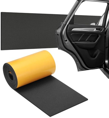 Romon Paracolpi Garage Gommapiuma Adesiva, protezioni delle pareti, Autoadesiva Protezione Paraurti per Garage e Parcheggi Interni 20cm x 2m x 6mm