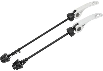 F Fityle Fahrrad-Vorder- und Hinterradspieße, Schnellspanner, Fahrradzubehör, Metall, leicht, für die Radnabe von Rennrädern und Mountainbikes, Splitter