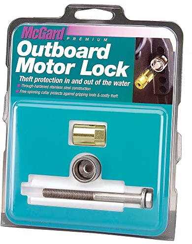 McGard 74049 Marine Single Outboard Motor Lock Set (5/16- 18 Thread Size) - Set of 1