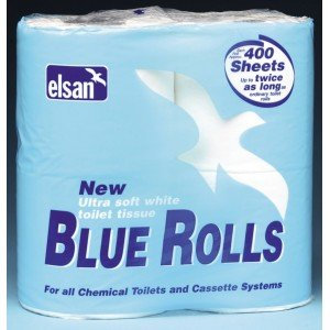 Elsan Blue Rolls chemical toilet tissue