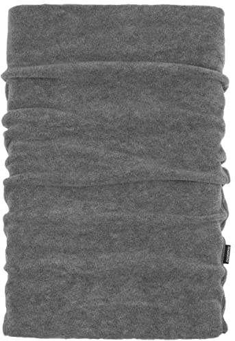 maximo Microfleece Kinder Schlauchschal Kinderschal Schal Fleeceschal Rundschal (One Size - grau)