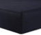 Vision - Spannbettlaken 140x190cm - Schwarz - 100% Baumwolle