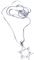 Star Pack Silber Davidstern Hexagram Israel Judaica 2,54 cm Anhänger mit Kette 40,64 cm Schlangenkette