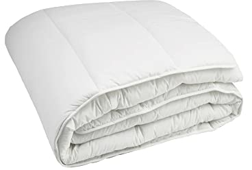 Italian Bed Linen Prestige Weiße Winter Steppdecke, 100% Mikrofaser, Doppelte, 250x200cm
