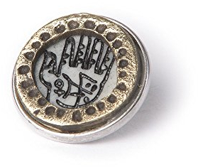 Noosa Chunk 253 Hopi white/gold-bone/brass