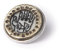 Noosa Chunk 253 Hopi white/gold-bone/brass